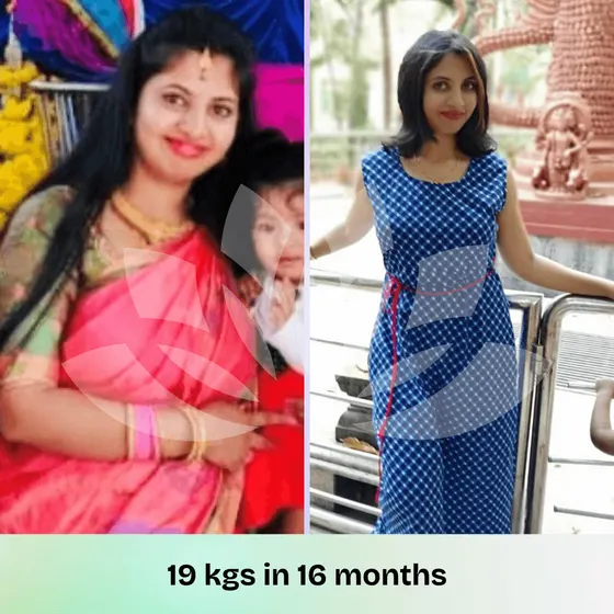 Client before and after